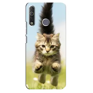 Чехлы с Котиками для TECNO Camon 12 Air CC6 (VPrint) (Прыжок кота)