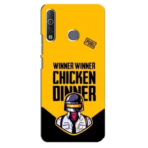 Чехол PUBG для Техно Камон 12 Ейр (AlphaPrint) (Pubg шлем)