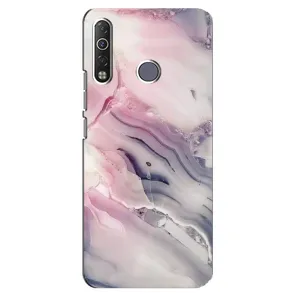 Мраморный чехол на TECNO Camon 12 Air CC6 (VPrint) (Пурпурный Мрамор)
