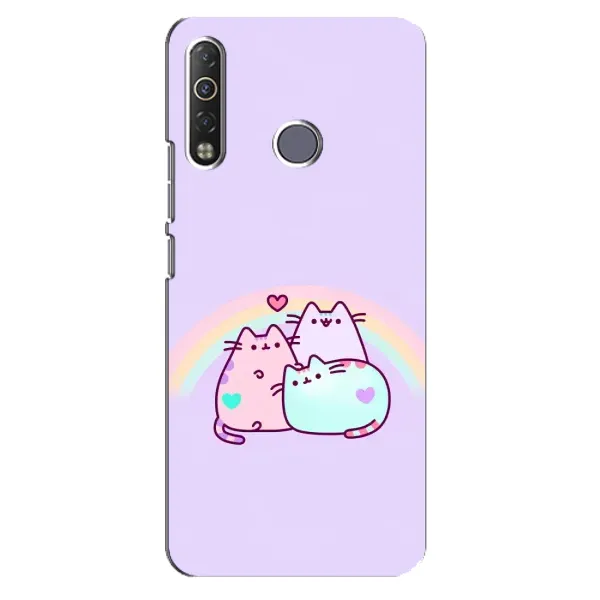 Чохол з принтом «Радужний котик» для TECNO Camon 12 Air CC6 Чохол з принтом «Радужний котик» для TECNO Camon 12 Air CC6