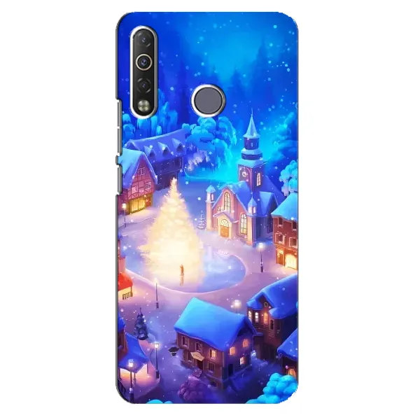 Чехол с принтом «Рождественский город» для TECNO Camon 12 Air CC6 Чехол с принтом «Рождественский город» для TECNO Camon 12 Air CC6