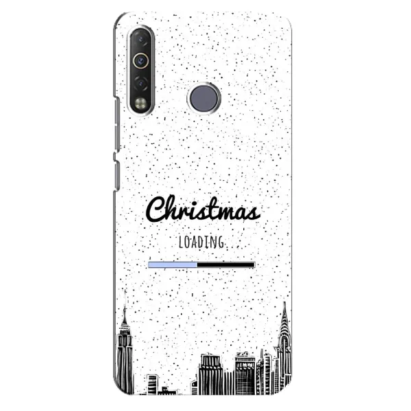 Чехол с принтом «Рождество загружается» для TECNO Camon 12 Air CC6