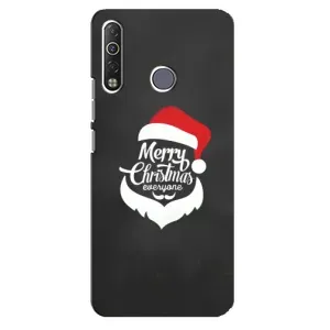 Рождественские Чехлы для TECNO Camon 12 Air CC6 (VPrint) (Санта Крисмас)