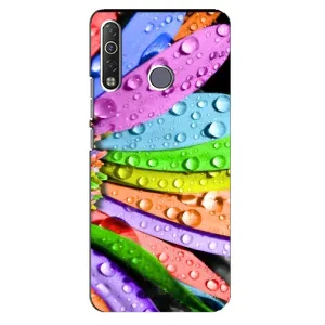 Чехлы (ART) Цветы на TECNO Camon 12 Air CC6 (VPrint) (Семицветик)