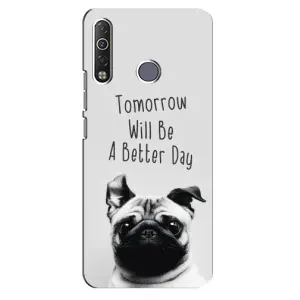 Чехлы с собаками для TECNO Camon 12 Air CC6 (VPrint) (Смешной Мопс)