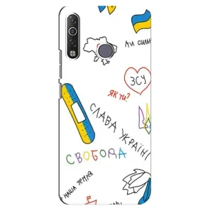 Чохли (Доброго вечора, ми за України) для ТЕКНО Кам0н 12 Аір СС6 (AlphaPrint) (Стикер)