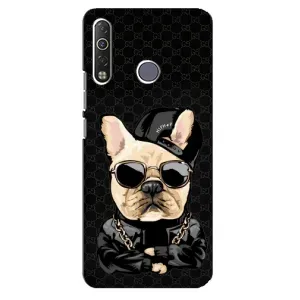 Чехлы с крутыми принтами для TECNO Camon 12 Air CC6 - (PREMIUMPrint) (Стильная собака)