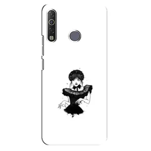 Чехлы Венсдей на TECNO Camon 12 Air CC6 Уэнсдей (AlphaPrint) (танец Уэнздей)