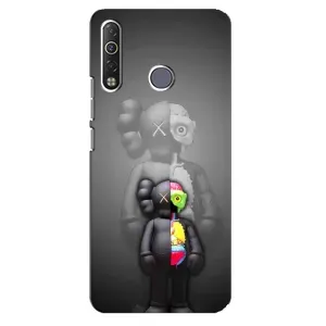 Чехлы для TECNO Camon 12 Air CC6 - Bearbrick Louis Vuitton (PREMIUMPrint) (Тело Bearbrick)
