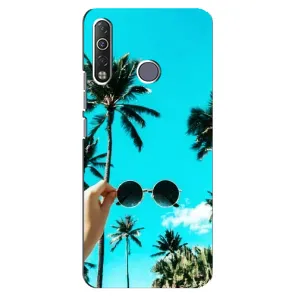Силиконовый чехол с КАРТИНКАМИ лето для TECNO Camon 12 Air CC6 (AlphaPrint) (Взгляд лето)