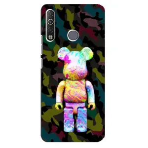 Чехлы для TECNO Camon 12 Air CC6 - Bearbrick Louis Vuitton (PREMIUMPrint) (Яркий Bearbrick)