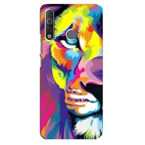 Чехол со Львом для TECNO Camon 12 Air CC6 (VPrint) (Яркий Лев)