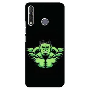 Чехлы с героями Марвел TECNO Camon 12 Air CC6 (VPrint) (Зелёный Халк)