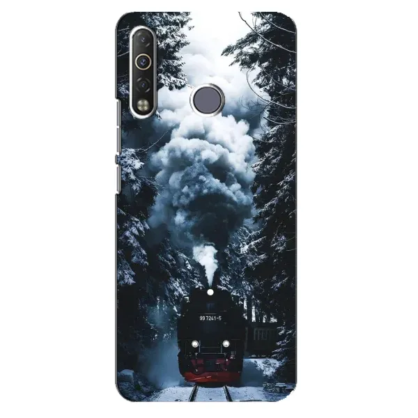 Чехол с принтом «Зимний поезд» для TECNO Camon 12 Air CC6