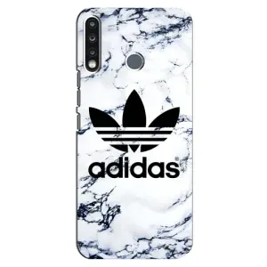 Чехлы Адидас для TECNO Camon 12 CC7 (AlphaPrint) (Адидас на мраморе)