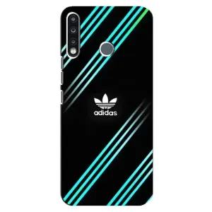 Чехлы Адидас для TECNO Camon 12 CC7 (AlphaPrint) (Адидас с полосами)