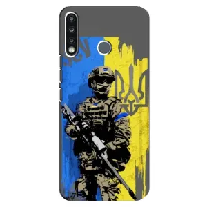 Чехлы с картинкой ЗСУ для TECNO Camon 12 CC7 (AlphaPrint) (АРТ солдат)