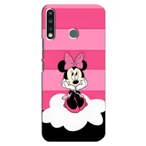 Эксклюзивный чехол для TECNO Camon 12 CC7 (AlphaPrint - Мультяшные) (Девочка Maus)