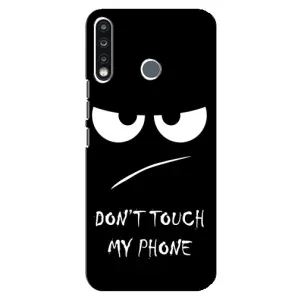 Чехол для Техно Камон 12 СС7 - (AlphaPrint) с печатью (ТОП продаж) (Dont Touch)