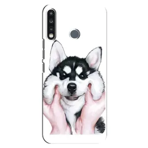 Чехлы с собаками для TECNO Camon 12 CC7 (VPrint) (Довольный Хаски)