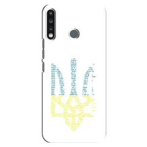 Чехлы для TECNO Camon 12 CC7 Укр. Символика (AlphaPrint) (Герб из букв)