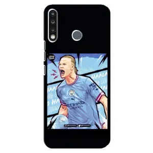 Чехлы с футболистом Ерлинг Холанд для TECNO Camon 12 CC7 (AlphaPrint) (гол Эрлинг Холланд)