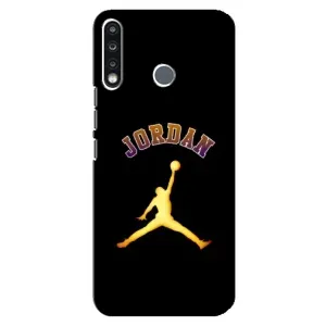 Чехлы для TECNO Camon 12 CC7 - с картинкой JORDAN (AlphaPrint) (Jordan Gold)