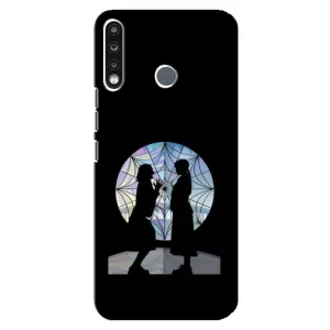 Чехлы Венсдей на TECNO Camon 12 CC7 Уэнсдей (AlphaPrint) (комната Уэнздей)