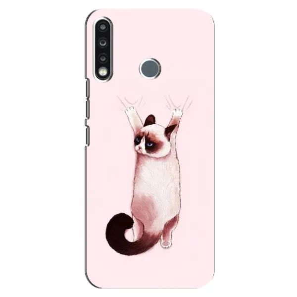 Чехол с принтом «Котик падает» для TECNO Camon 12 CC7 Чехол с принтом «Котик падает» для TECNO Camon 12 CC7