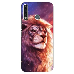 Чехол со Львом для TECNO Camon 12 CC7 (VPrint) (Красочный Лев)