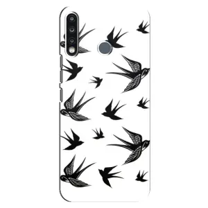 Чехол с птицами на TECNO Camon 12 CC7 (VPrint) (Ласточки)