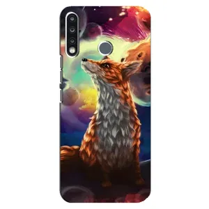 Чехлы с картинкой Лисички для TECNO Camon 12 CC7 (VPrint) (Лисица в космосе)
