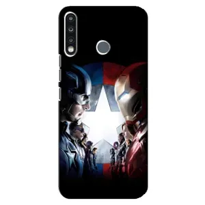 Чехлы с героями Марвел TECNO Camon 12 CC7 (VPrint) (Марвел стайл)