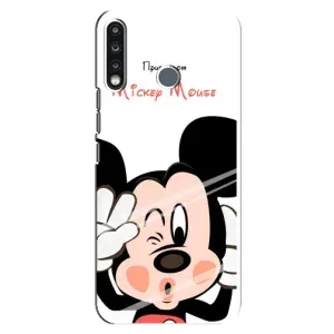Эксклюзивный чехол для TECNO Camon 12 CC7 (AlphaPrint - Мультяшные) (Маус Микки)