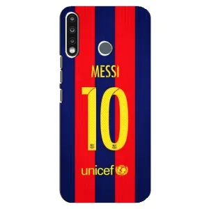 Чехлы Месси для TECNO Camon 12 CC7 (AlphaPrint) (Messi Barca 10)