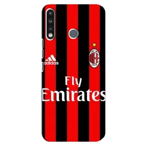 Чехлы для TECNO Camon 12 CC7 (VPrint) - Футбольные клубы (Milan)