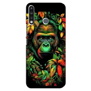 Чехол с Обезьянами TECNO Camon 12 CC7 - (AlphaPrint) (Обезьяна в тропиках)