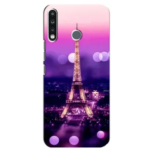 Чехол Эйфелева Башня для TECNO Camon 12 CC7 - (AlphaPrint) (Париж Башня)