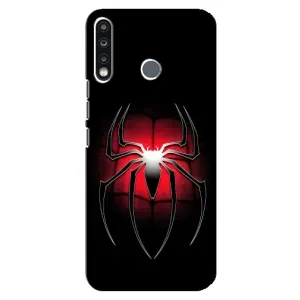 Чехол с человеком пауком для TECNO Camon 12 CC7 - (AlphaPrint) (Паук марвел)