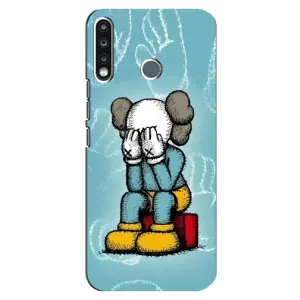 Чехлы для TECNO Camon 12 CC7 - Bearbrick Louis Vuitton (PREMIUMPrint) (Плач Bearbrick)