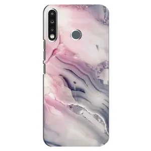 Мраморный чехол на TECNO Camon 12 CC7 (VPrint) (Пурпурный Мрамор)