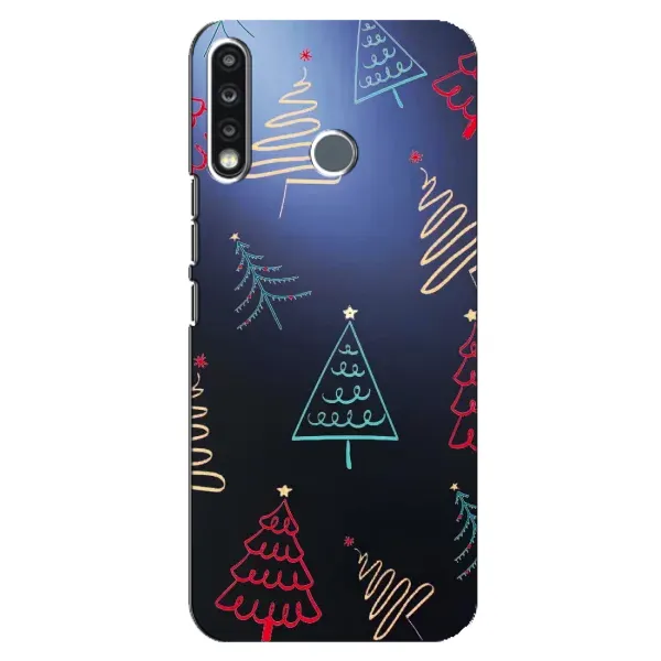 Чехол с принтом «Рождественские елки» для TECNO Camon 12 CC7 Чехол с принтом «Рождественские елки» для TECNO Camon 12 CC7