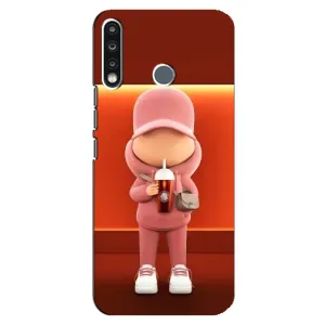 Крутые Чехлы Луи Виттон для TECNO Camon 12 CC7 (AlphaPrint) (С Кофе)