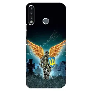 Чехлы с картинкой ЗСУ для TECNO Camon 12 CC7 (AlphaPrint) (Солдат ЗСУ)