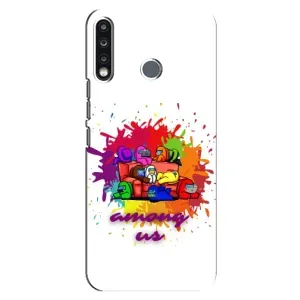 Чехол Амонг Ас для TECNO Camon 12 CC7 (AlphaPrint) (Яркий АмонгАс)