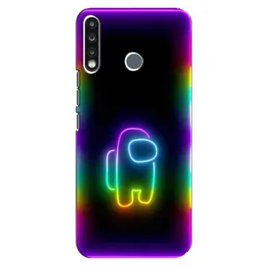 Чехол Амонг Ас для TECNO Camon 12 CC7 (AlphaPrint) (Яркий скин)
