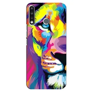 Чехол со Львом для TECNO Camon 12 CC7 (VPrint) (Яркий Лев)