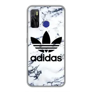Чохли Адидас для TECNO Camon 15 Air (AlphaPrint) (Адідас на мраморі)