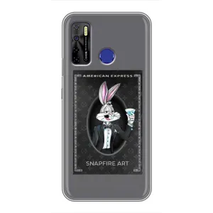 Бренднові Чохли для TECNO Camon 15 Air - (PREMIUMPrint) (Бакс Бані LV)