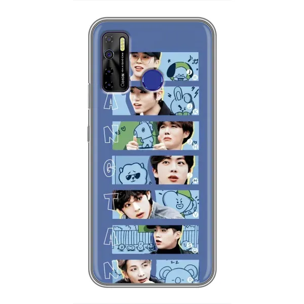 Чохол з принтом «Bangtan» для TECNO Camon 15 Air